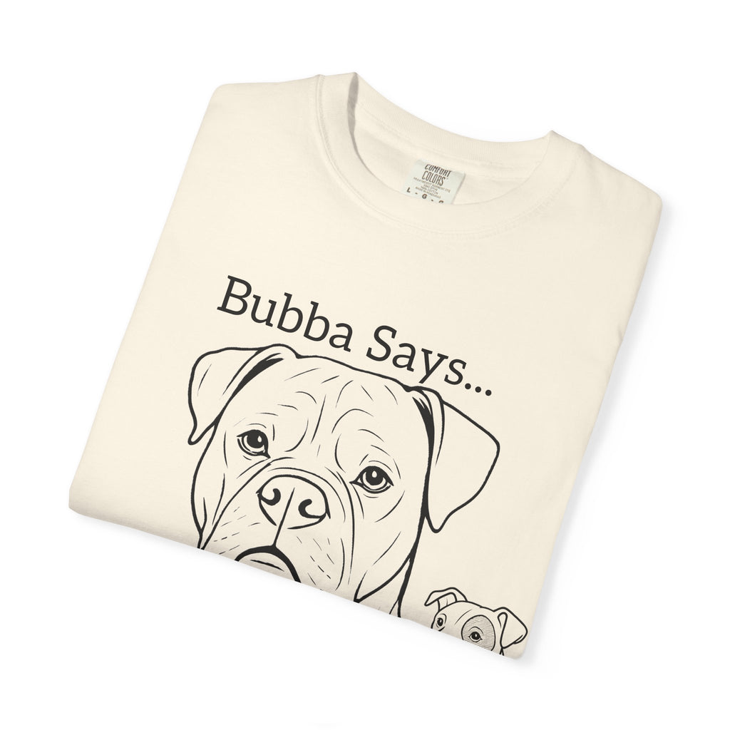 Bubba Says… Love a Bully – American Bulldog Graphic T-Shirt