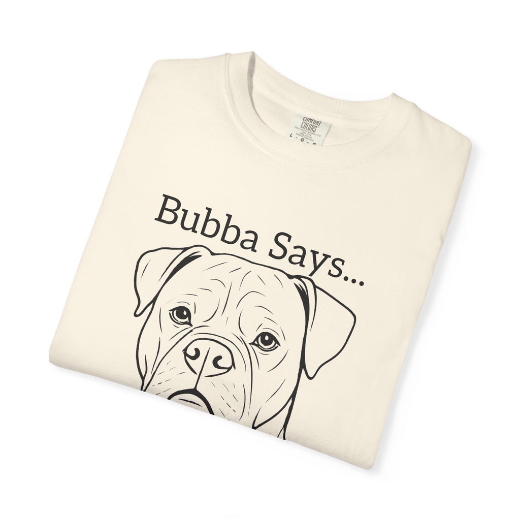 Easy Comfort. No Rush. Bubba Says… Key West is Best – American Bulldog Graphic T-Shirt